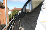 Stripping the Roof Tiles below dormers Stripping the Roof Tiles below dormers