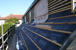 Lathing & Felting below Rear Dormers Lathing & Felting below Rear Dormers